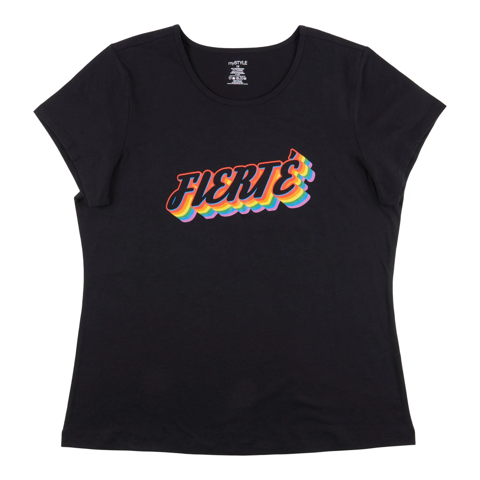 Adult Plus Pride T-Shirt, French sold by Giant Tiger