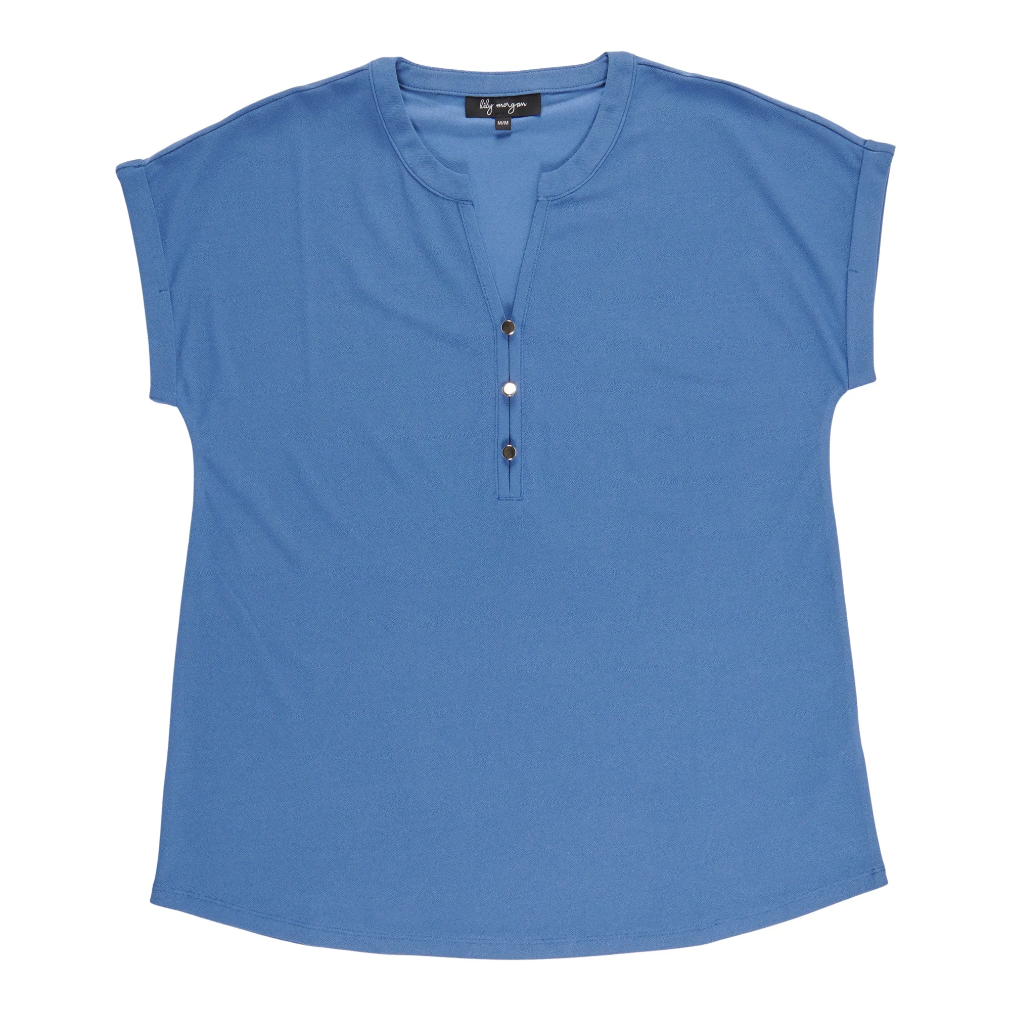 lily morgan Women's Button Front Top sold by Giant Tiger product image thumbnail 3