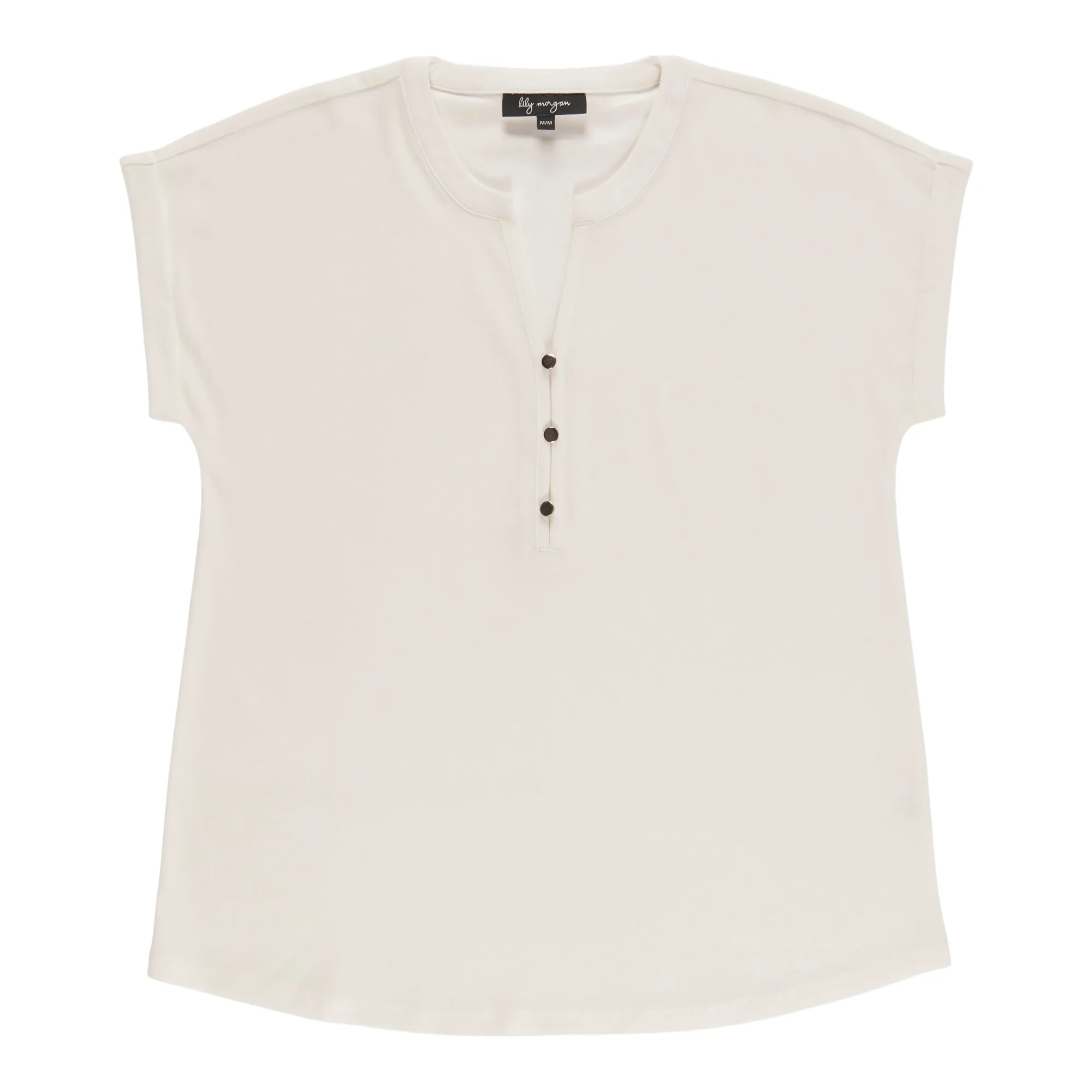 lily morgan Women's Button Front Top sold by Giant Tiger product image thumbnail 2
