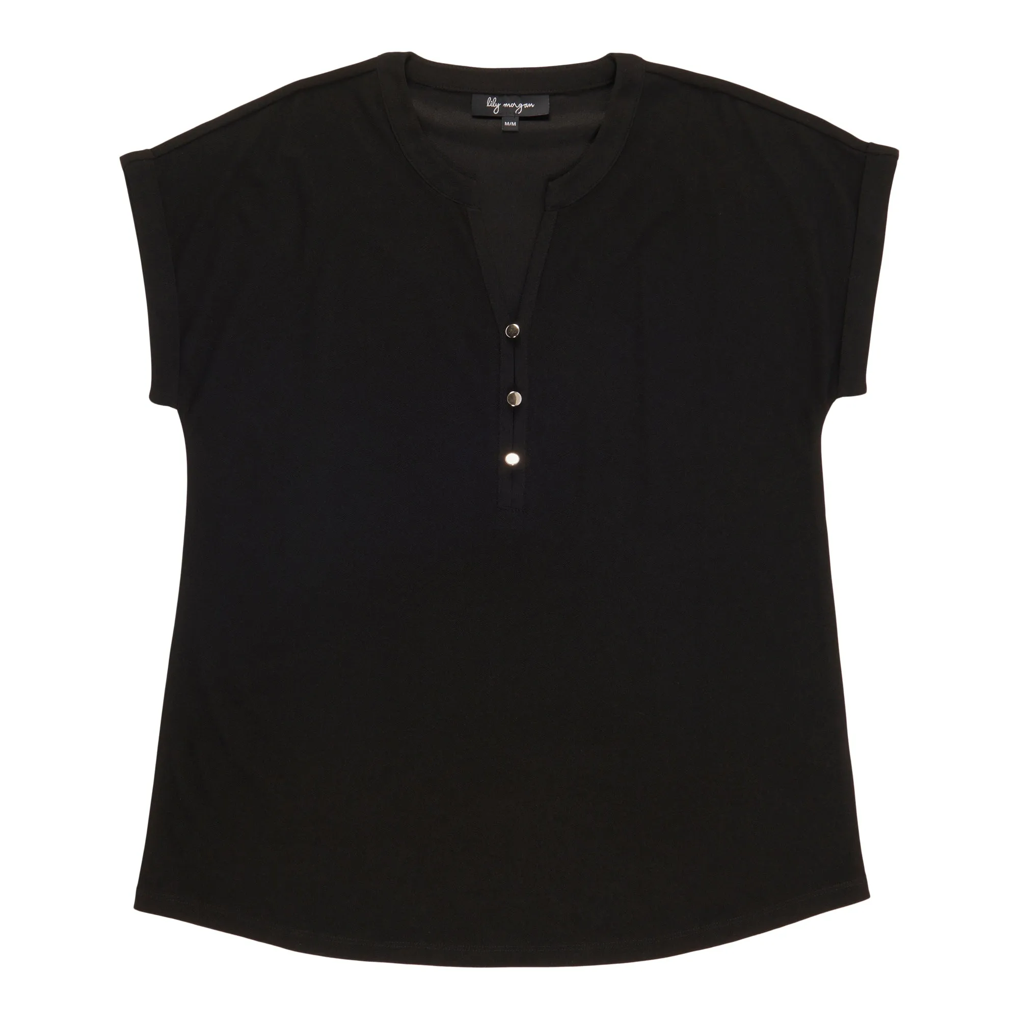 lily morgan Women's Button Front Top sold by Giant Tiger