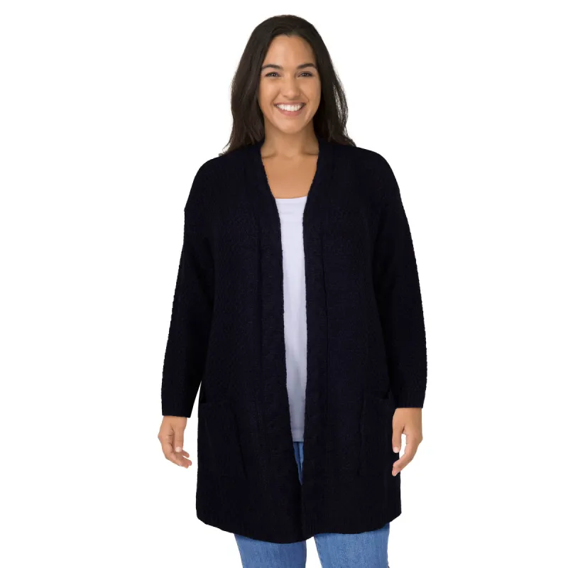lily morgan Women's Plus Open-Front Cardigan sold by Giant Tiger