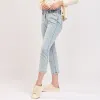mySTYLE Women's Paper Bag Cropped Denim Pants sold by Giant Tiger