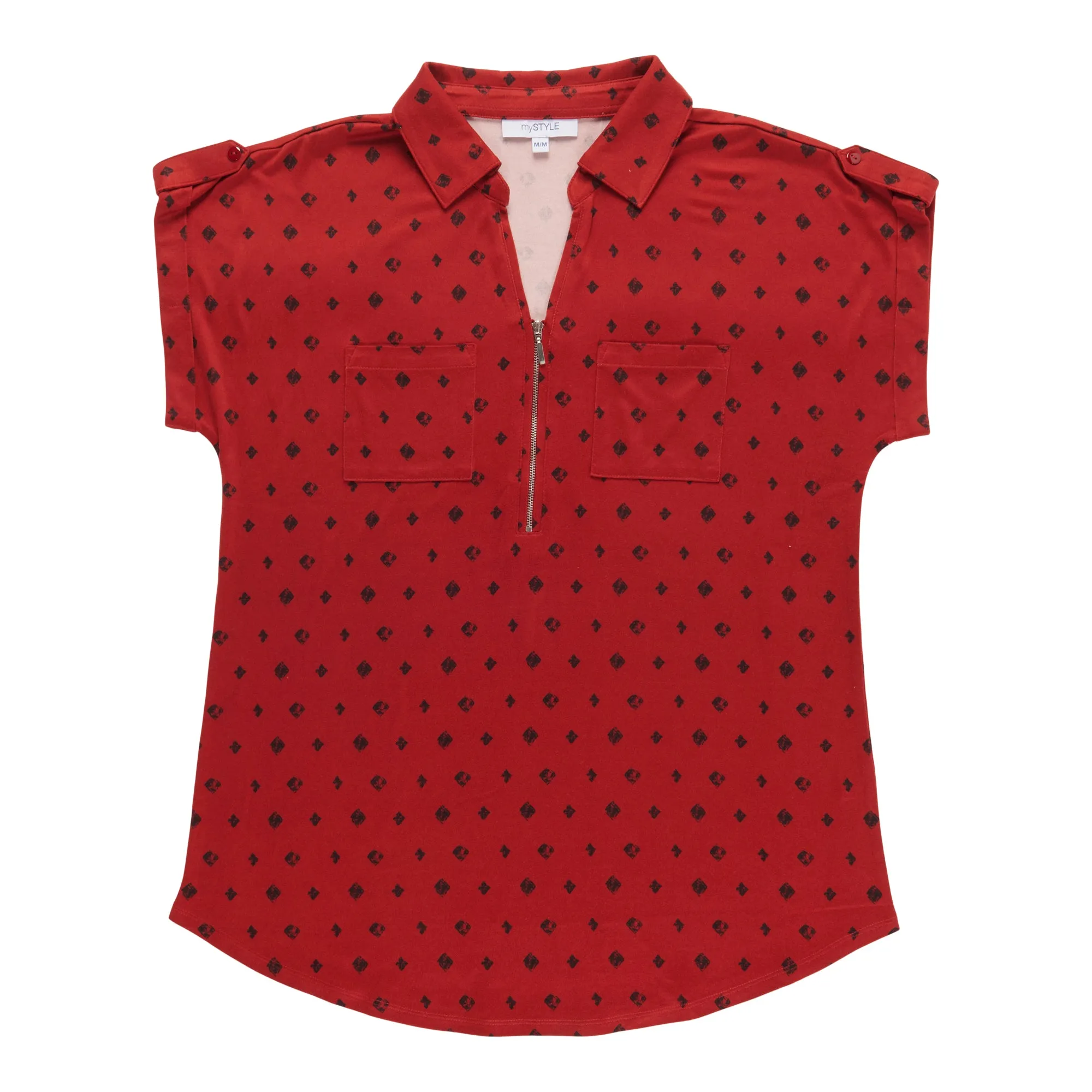 mySTYLE Women's V-Neck Blouse sold by Giant Tiger product image thumbnail 3
