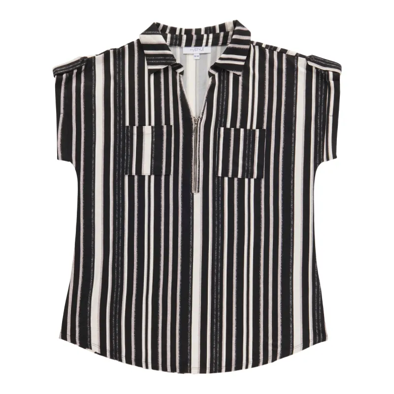 mySTYLE Women's V-Neck Blouse sold by Giant Tiger