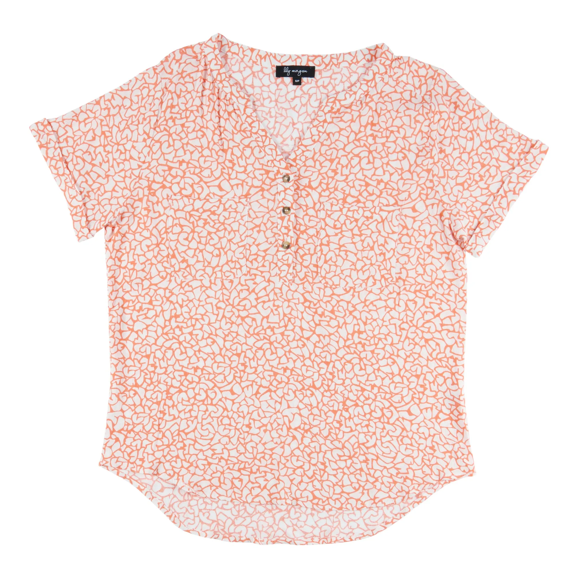 lily morgan Women's Tropical Crinkle Top sold by Giant Tiger product image thumbnail 2