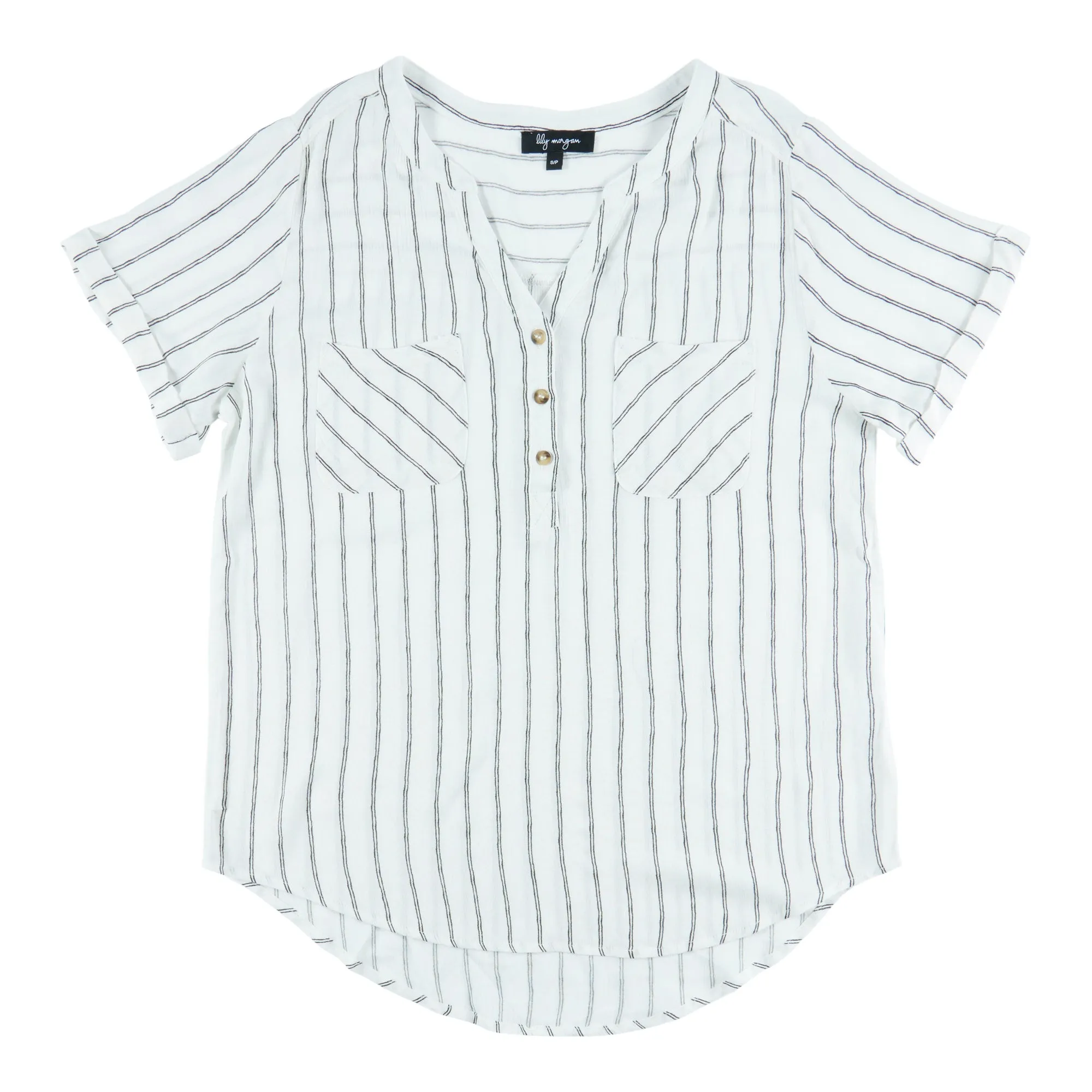 lily morgan Women's Tropical Crinkle Top sold by Giant Tiger