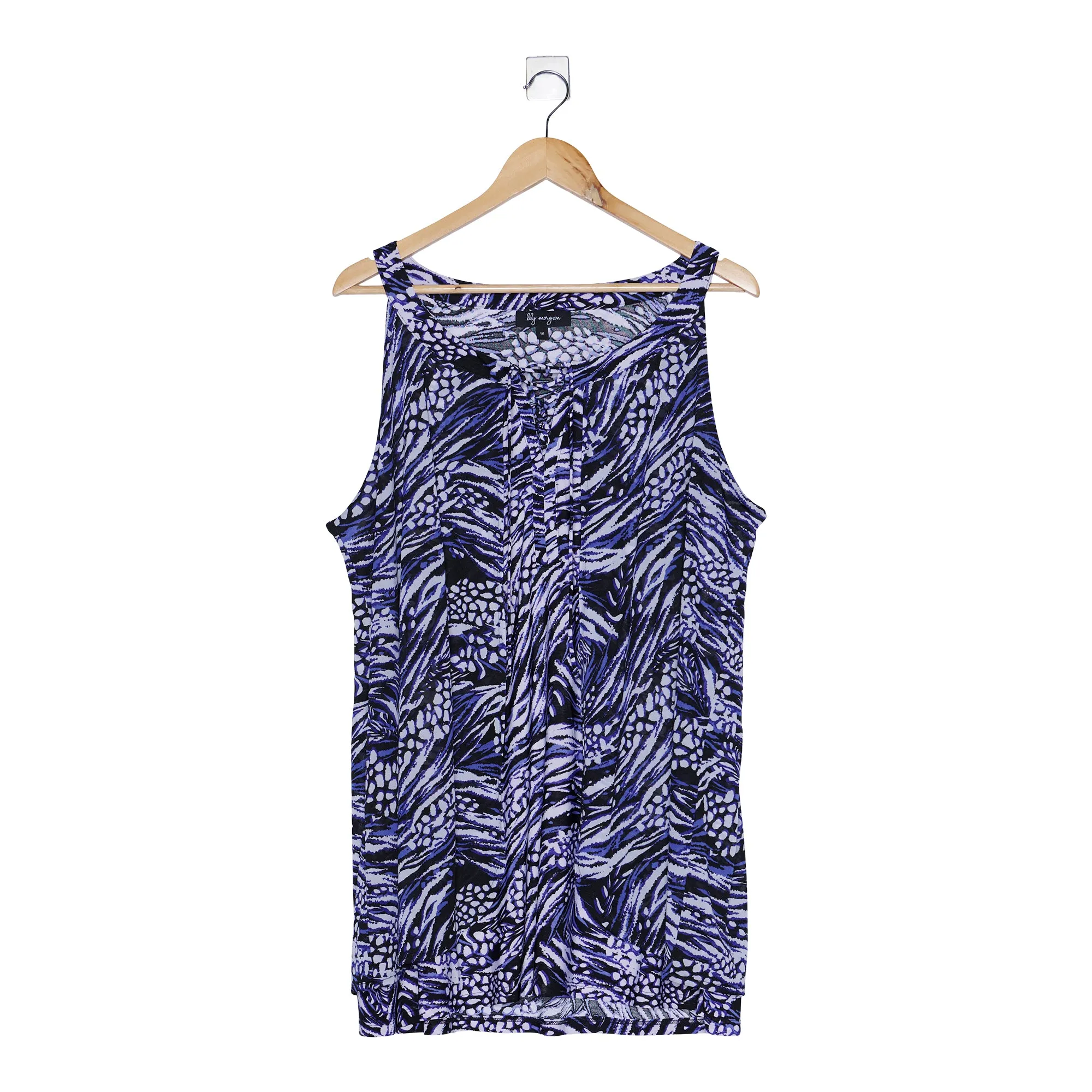 lily morgan Women's Plus Printed Mesh Tank sold by Giant Tiger product image thumbnail 2