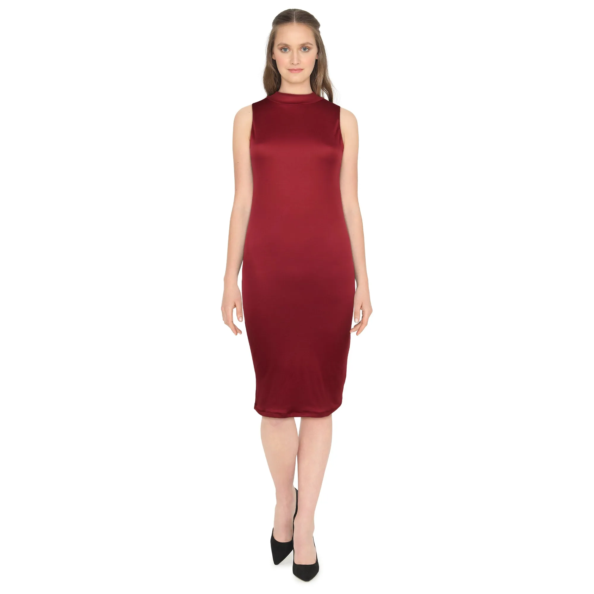 lily morgan Women's City Chic Mini Mock Neck Dress sold by Giant Tiger product image thumbnail 2