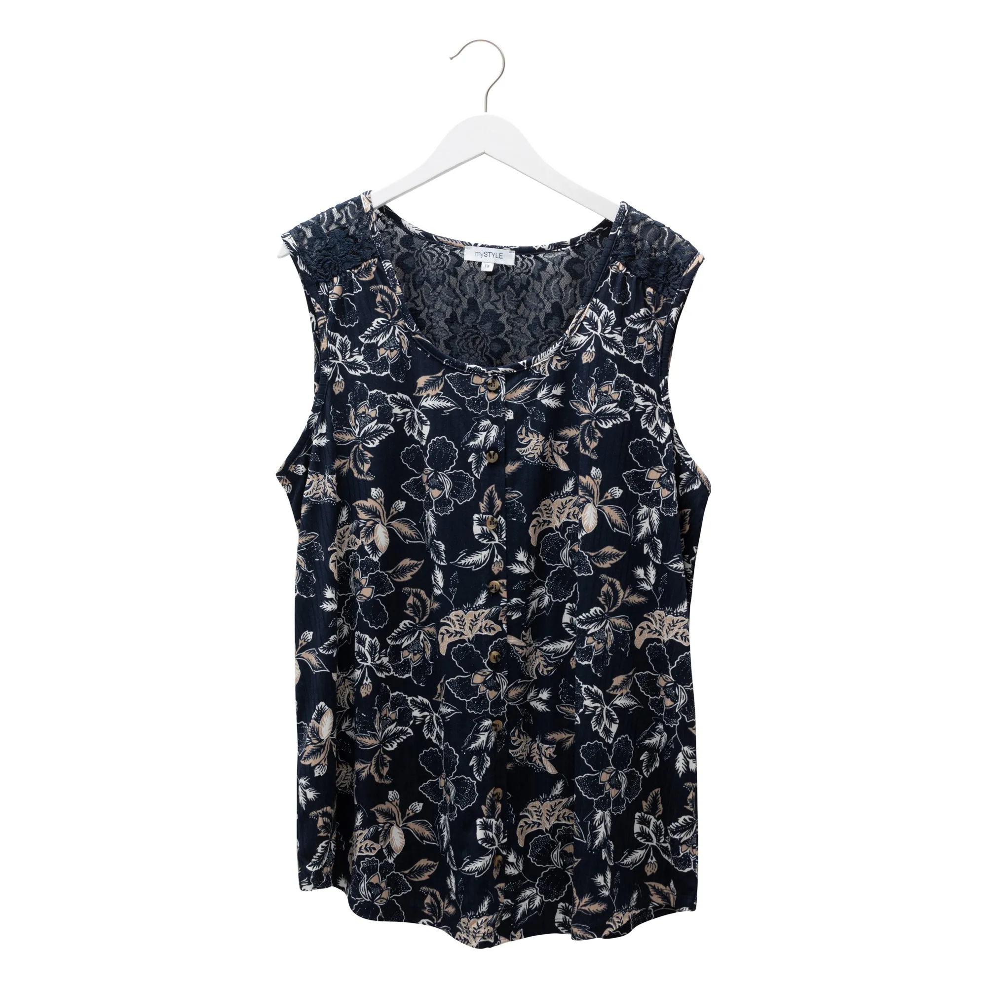 mySTYLE Women's Plus Printed Top - 1X-3X sold by Giant Tiger