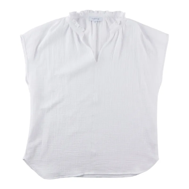 mySTYLE Women's V-Neck Blouse sold by Giant Tiger