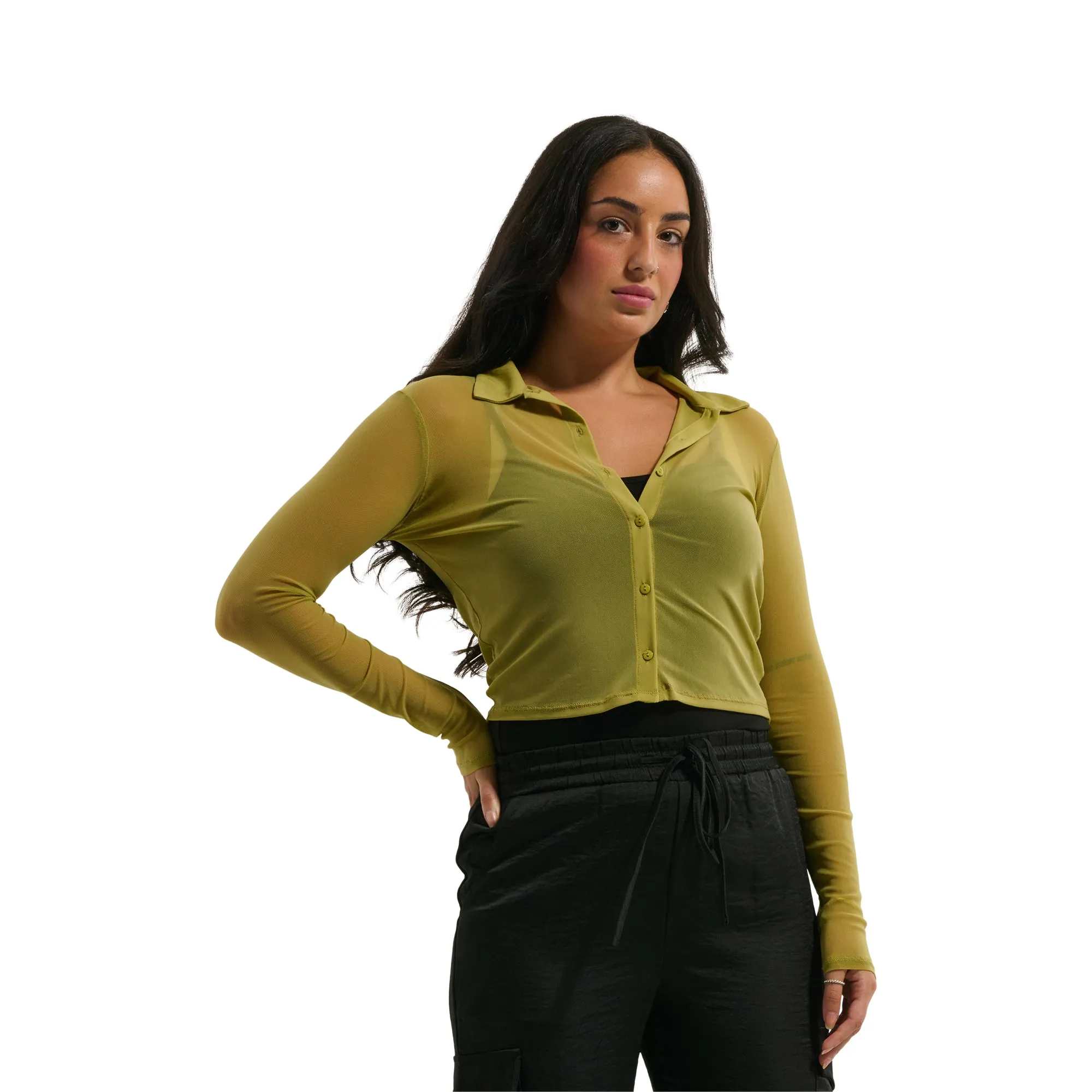 Women's Button Down Mesh Top sold by Giant Tiger product image thumbnail 5