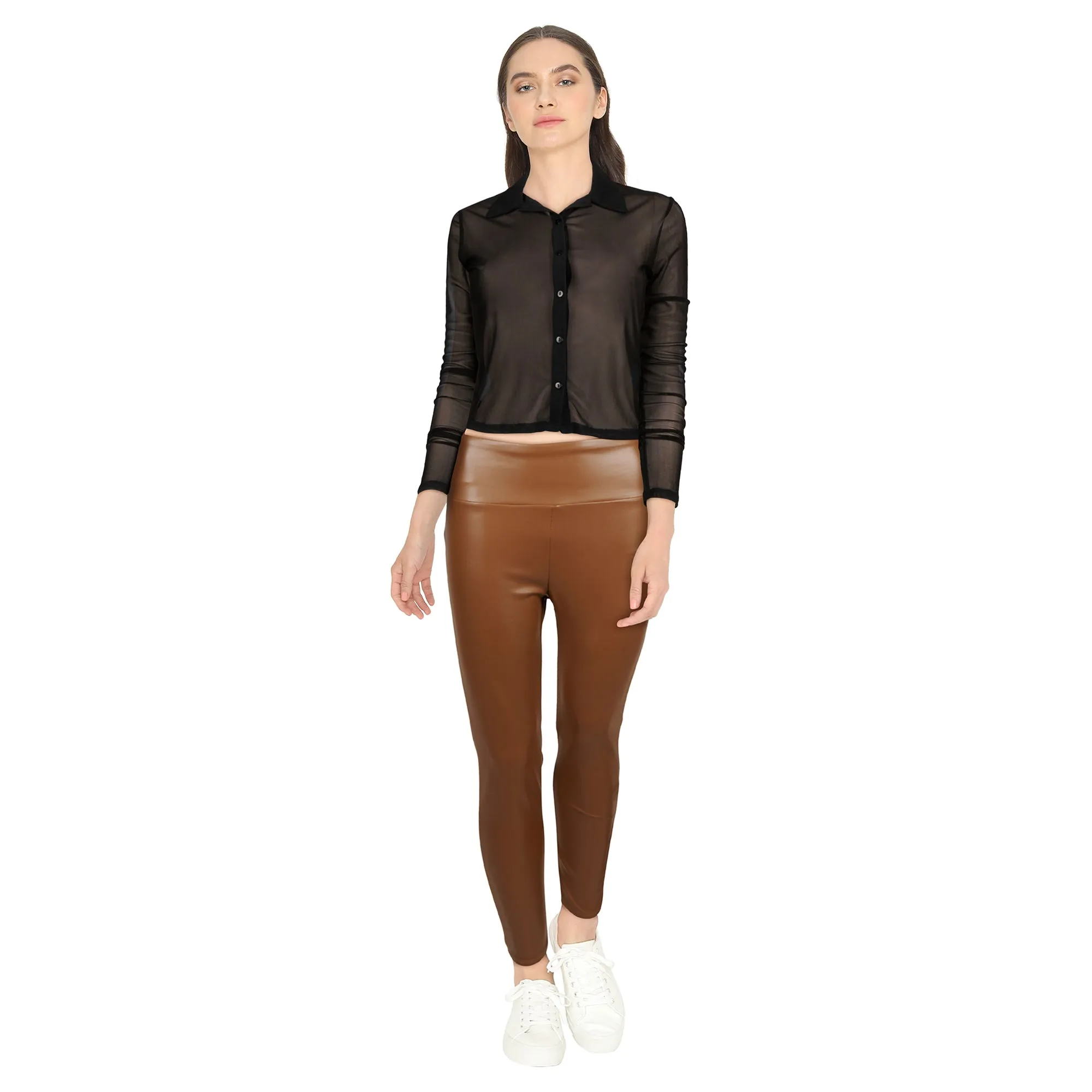 Women's Button Down Mesh Top sold by Giant Tiger product image thumbnail 2