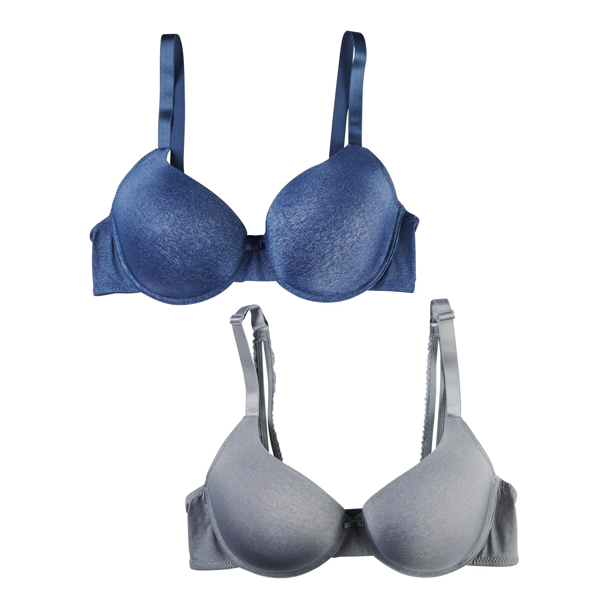 Carisma Women's Plus Demi Coverage T-Shirt Bras with Adjustable Lace Straps, 2-Pack sold by Giant Tiger