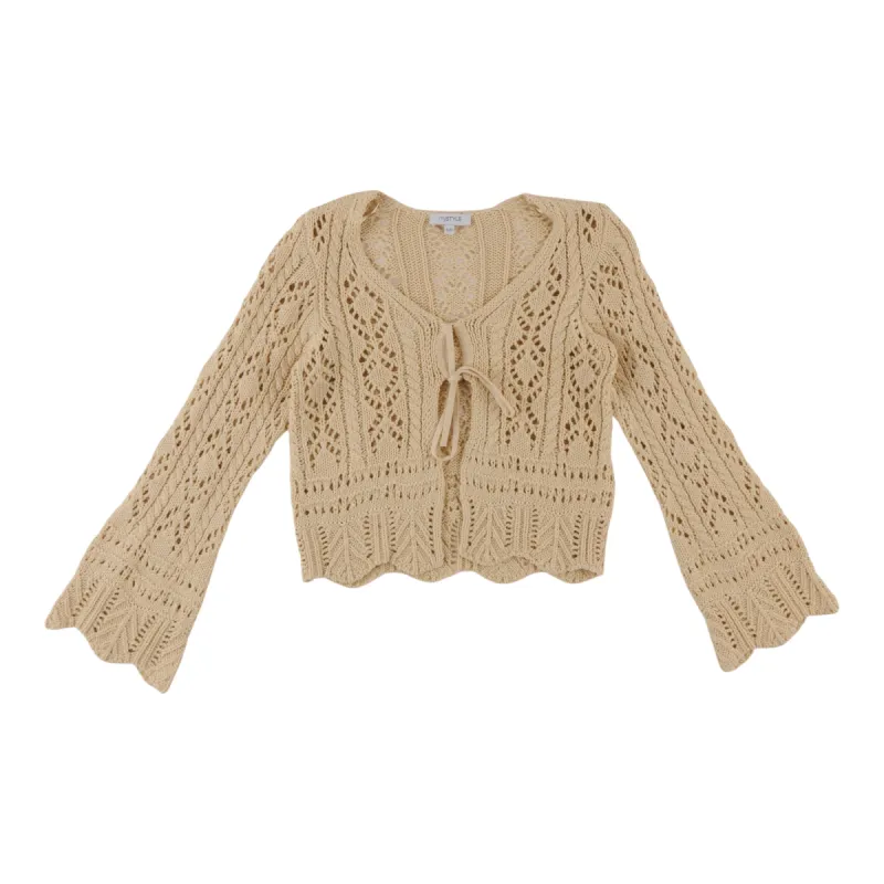 mySTYLE Women's Crochet Cardigan sold by Giant Tiger
