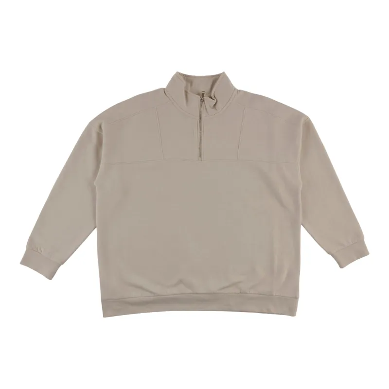 mySTYLE Women's Plus High-Neck 1/4 Zip Fleece Sweater sold by Giant Tiger