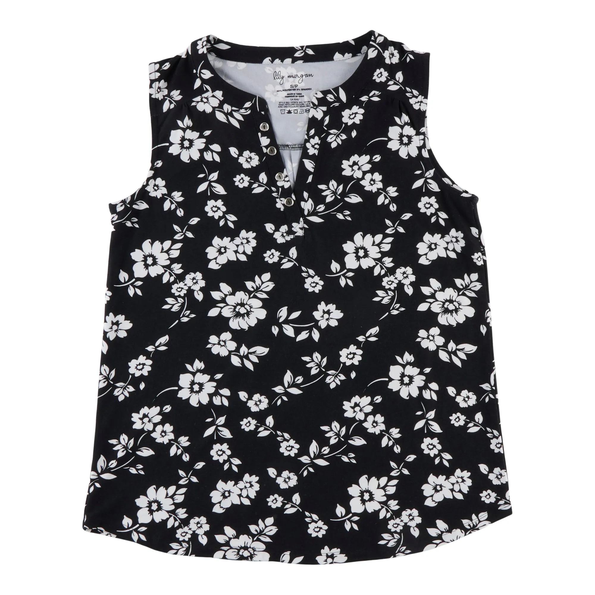 lily morgan Women's Printed Button Detail Camisole sold by Giant Tiger