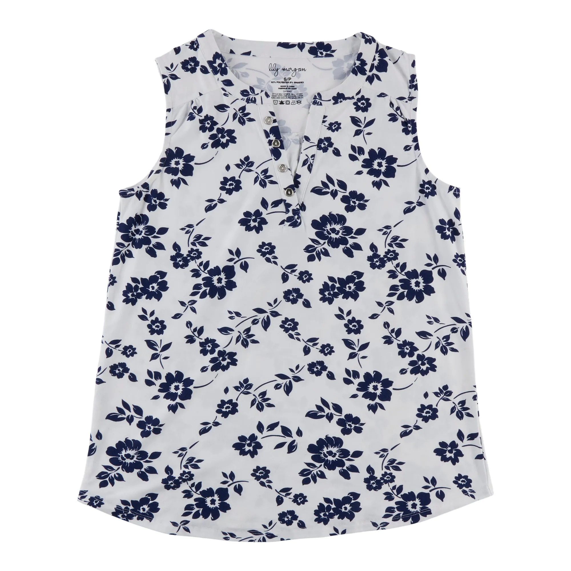 lily morgan Women's Printed Button Detail Camisole sold by Giant Tiger product image thumbnail 5