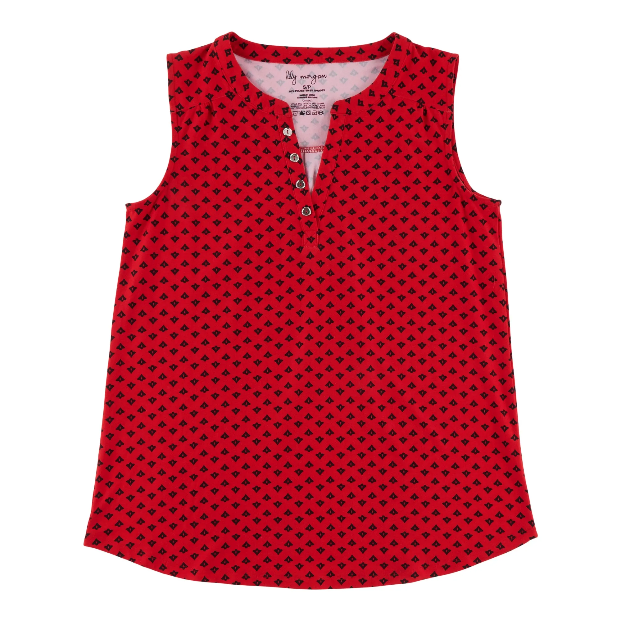 lily morgan Women's Printed Button Detail Camisole sold by Giant Tiger product image thumbnail 3