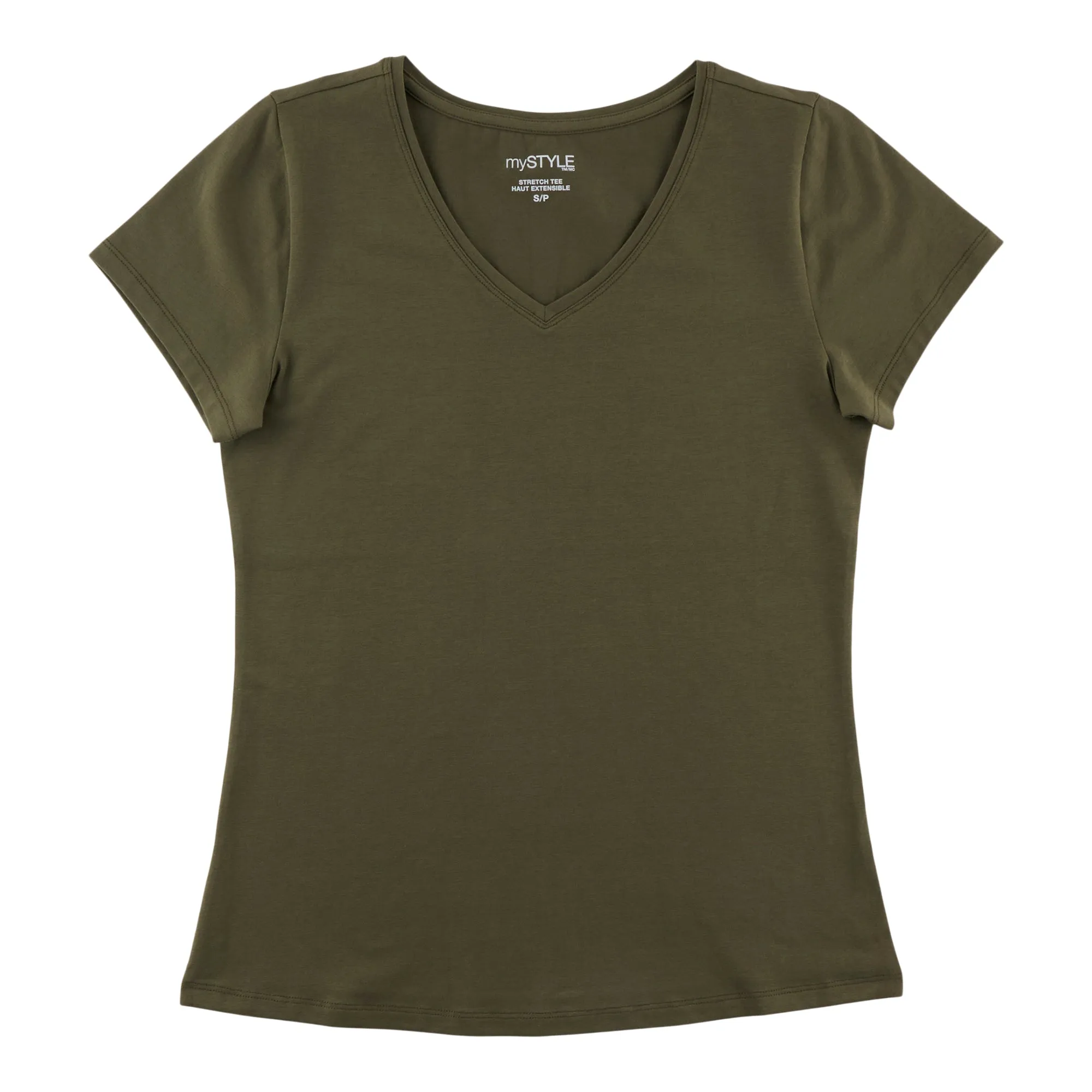 mySTYLE Women's V-Neck T-Shirt sold by Giant Tiger product image thumbnail 2