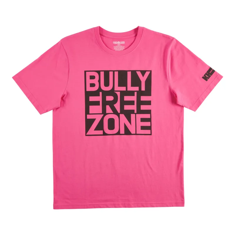 Adult Unisex Anti-Bullying "Bully Free Zone" T-Shirt, English sold by Giant Tiger