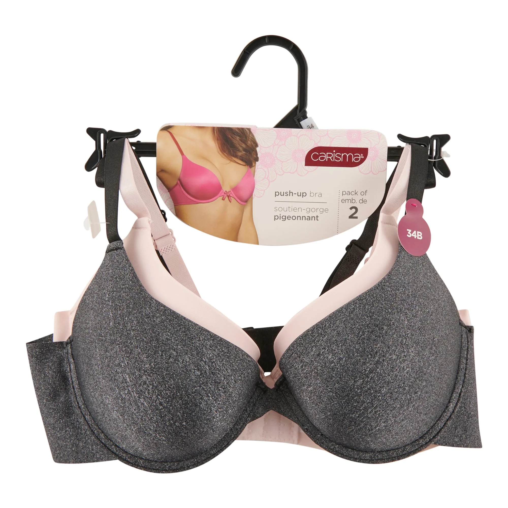 Carisma Women's Smooth Bras, 2-Pack sold by Giant Tiger product image thumbnail 2