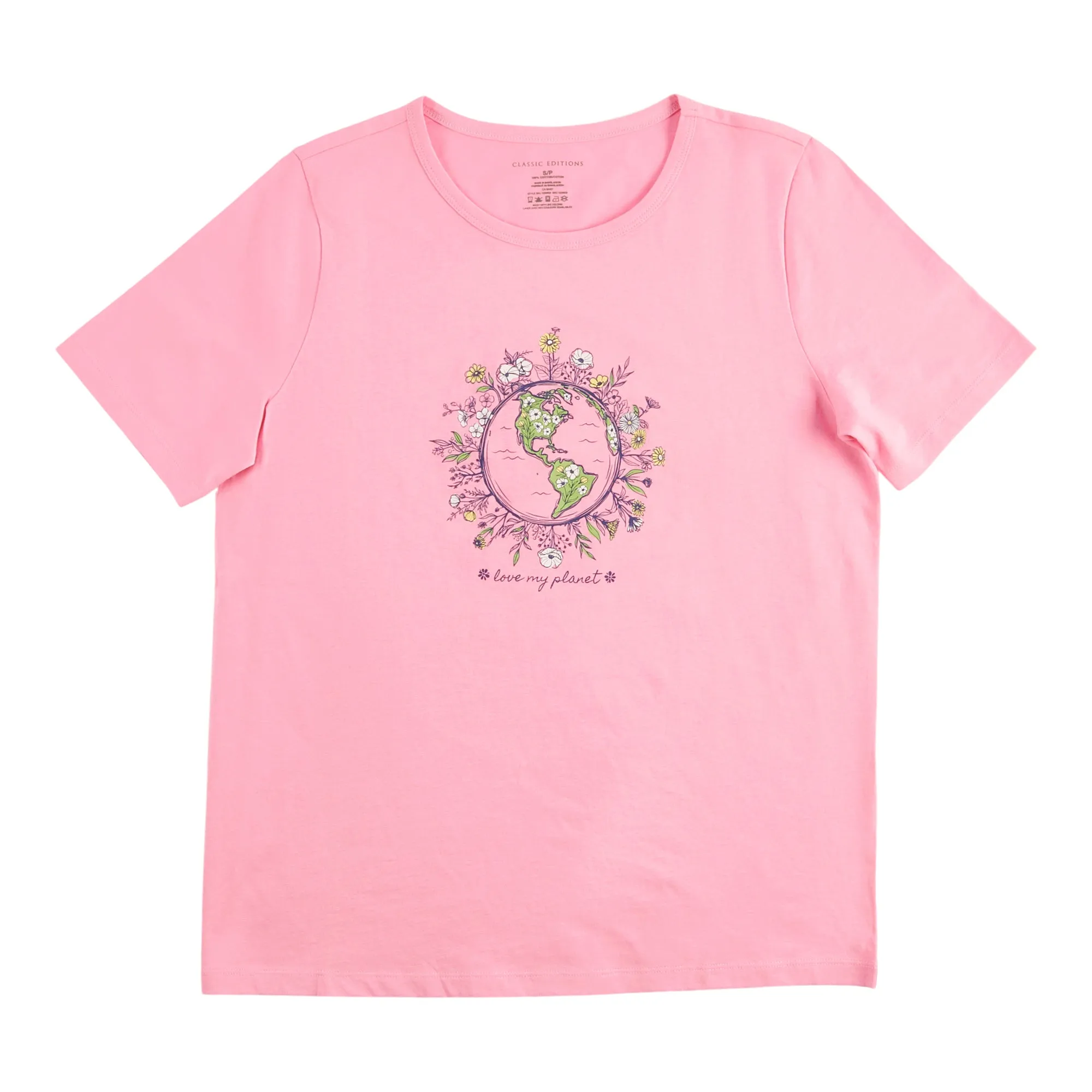 Classic Editions Women's Earth Day T-Shirt sold by Giant Tiger product image thumbnail 2