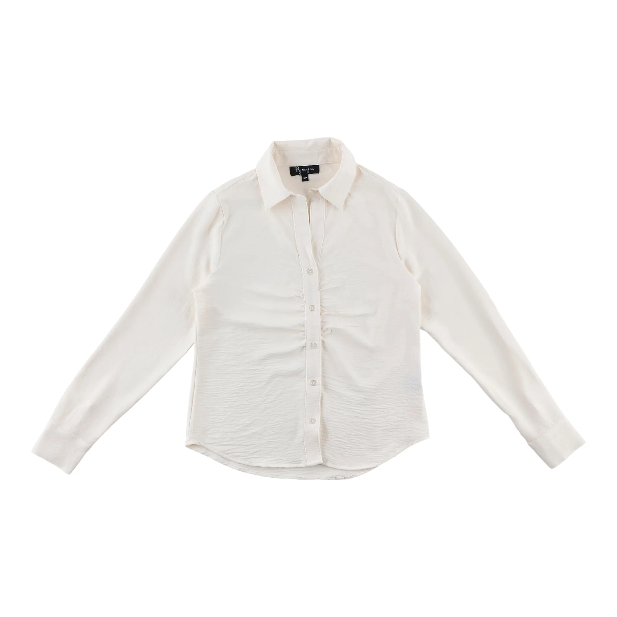 lily morgan Women's Ruched Front Blouse sold by Giant Tiger product image thumbnail 2