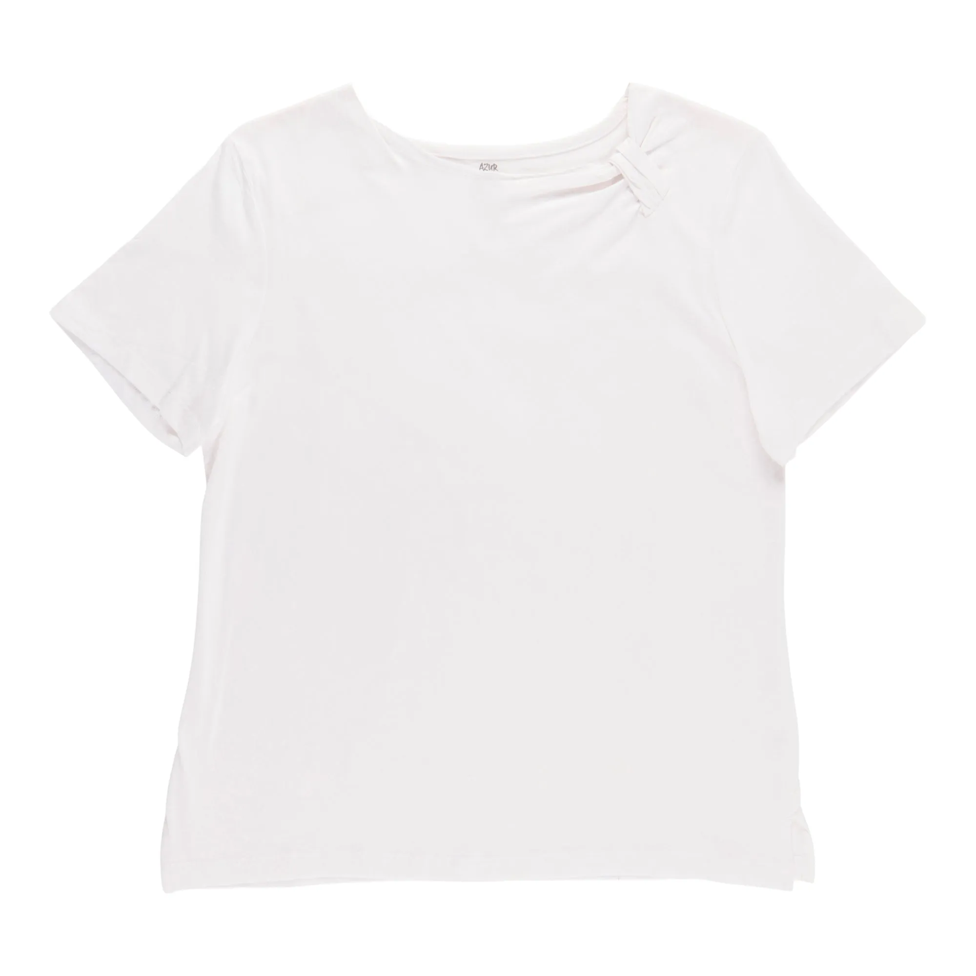 Women's Casual Crew Neck T-Shirt with Bow sold by Giant Tiger