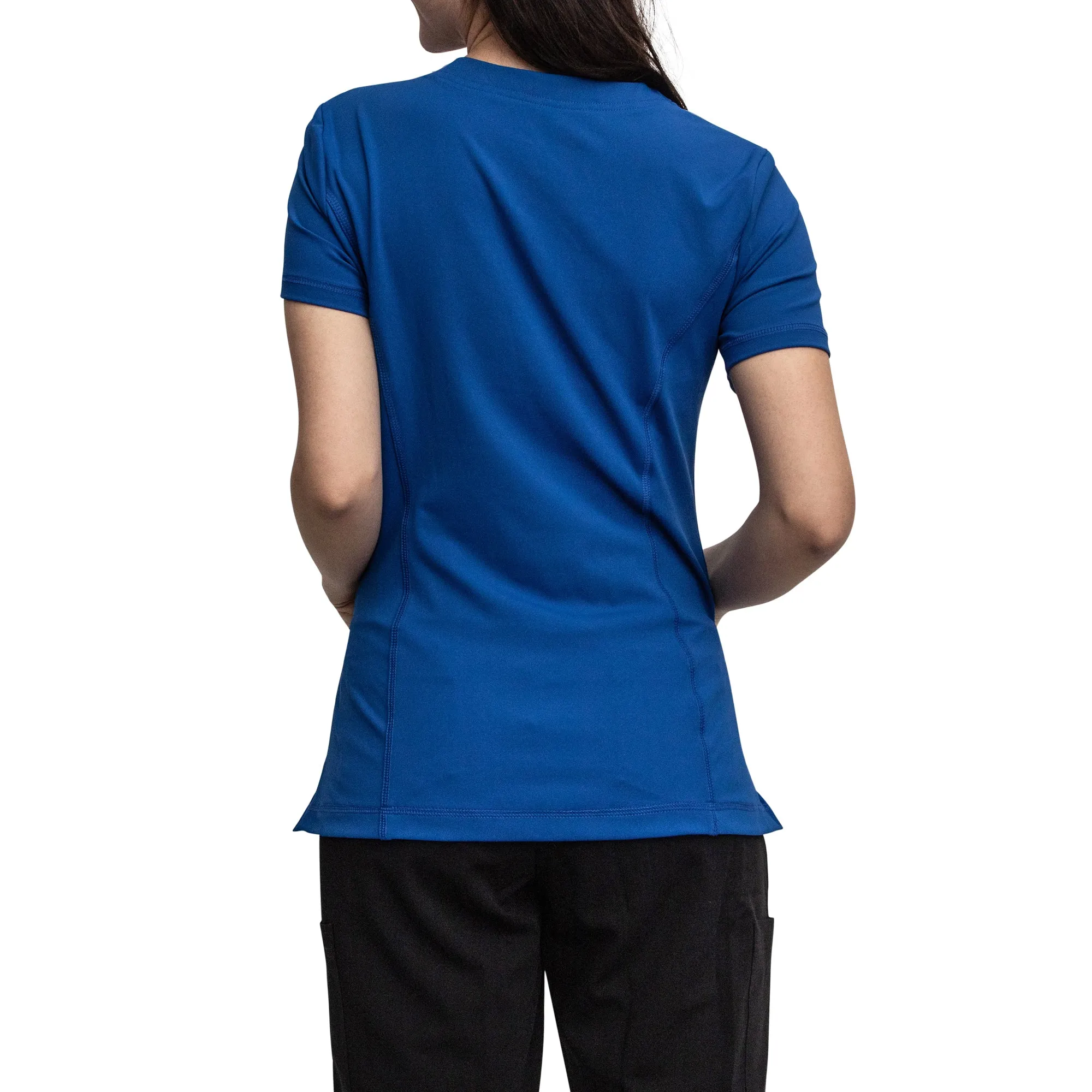 Women's V-Neck Trim Scrub Top, Blue sold by Giant Tiger product image thumbnail 2