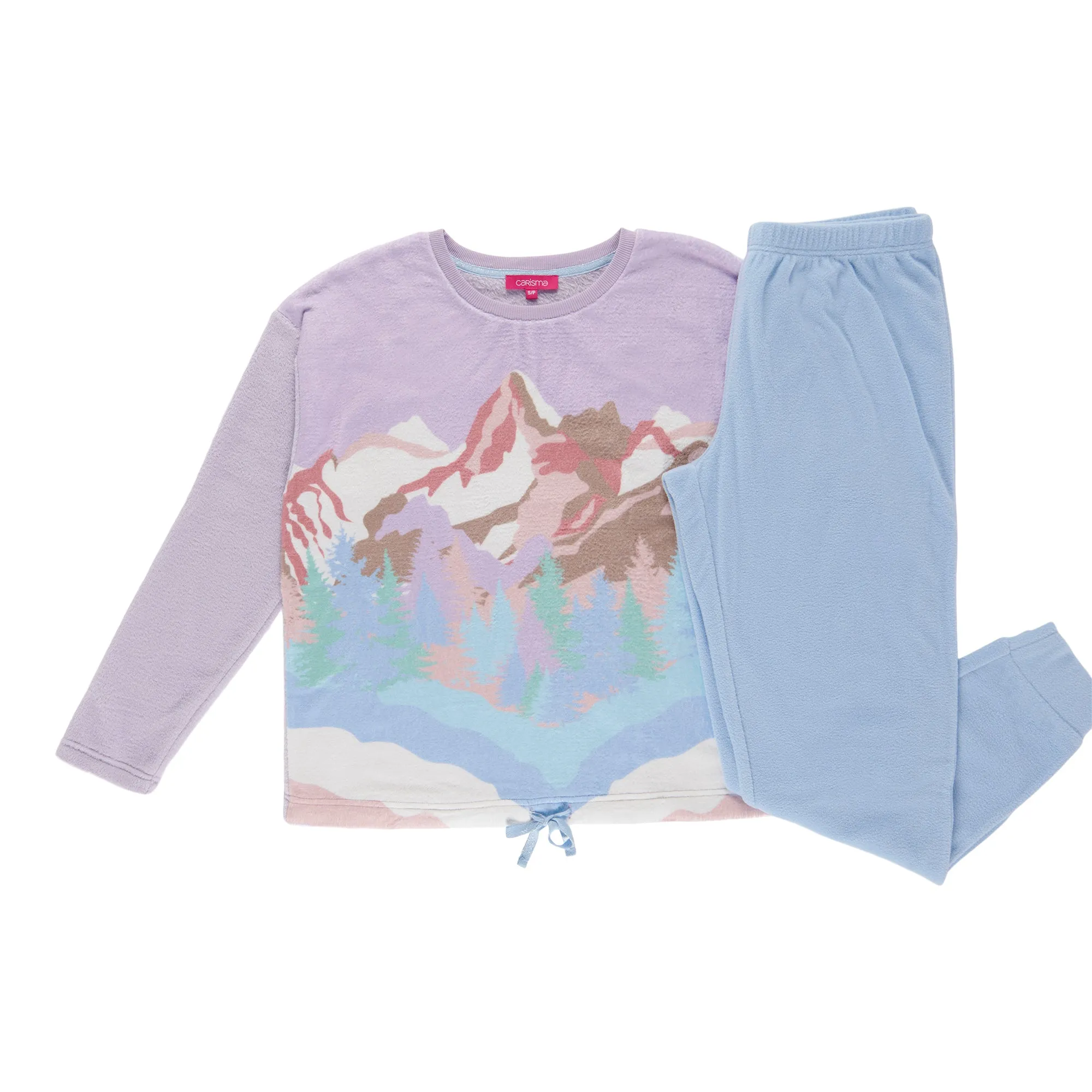 Carisma Women's Plush Micro-Polar PJ Set, 2-Piece sold by Giant Tiger product image thumbnail 2