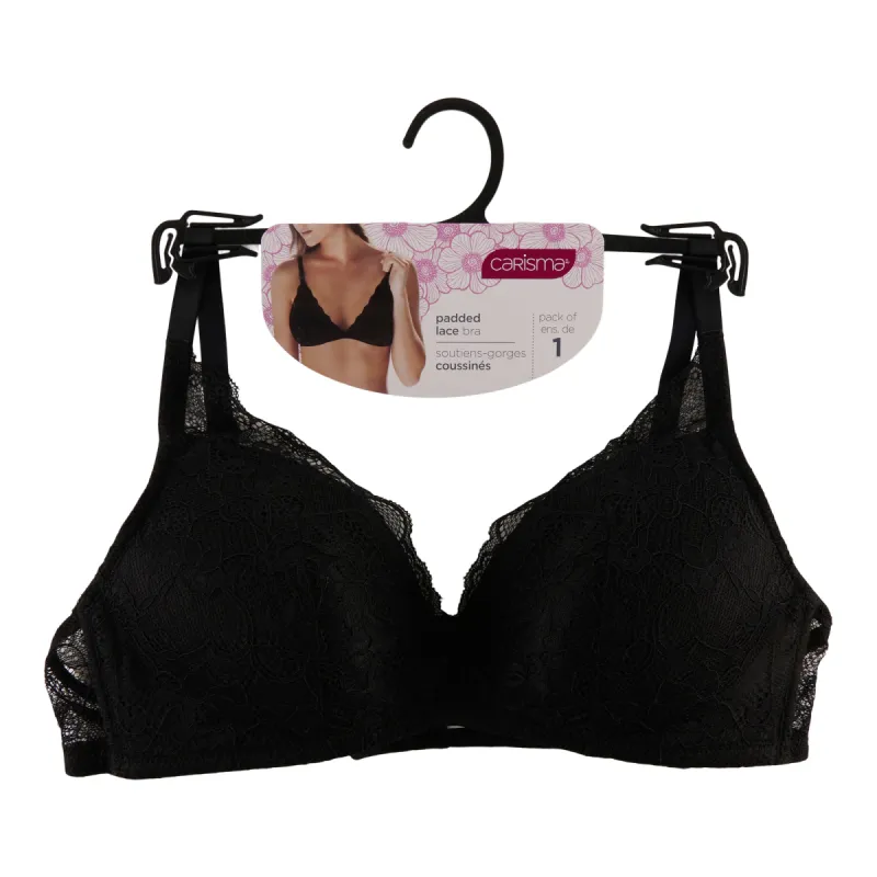 Carisma Women's Padded Lace Bra sold by Giant Tiger