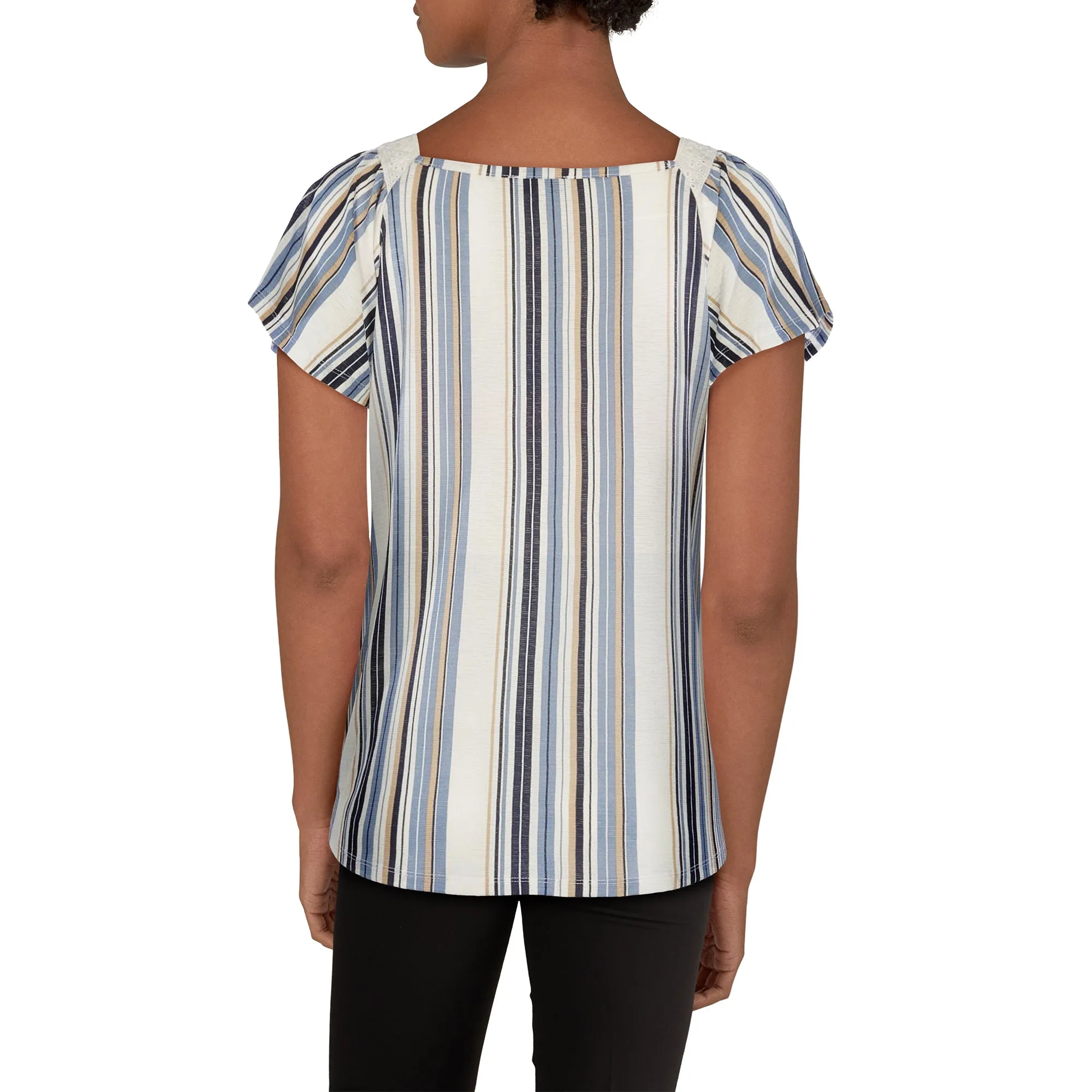 mySTYLE Women's Festival Printed Tie Front Flutter Top sold by Giant Tiger product image thumbnail 4