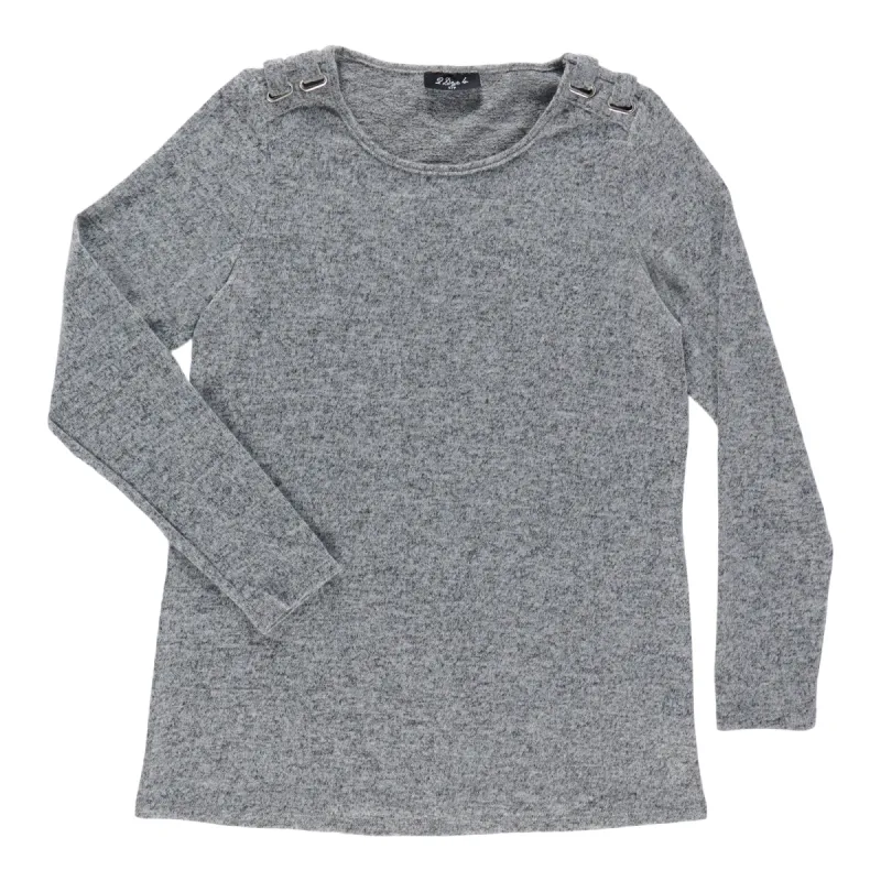 Women's Round Neck Shoulder Detail Blouse sold by Giant Tiger