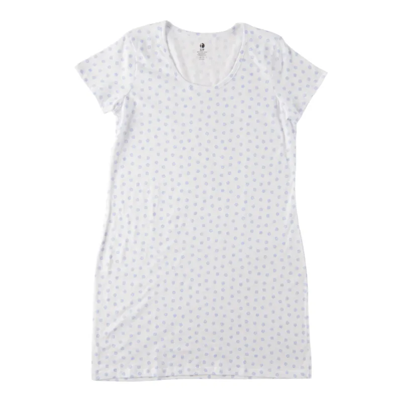 Women's Printed Short Sleeve Cotton Sleepshirt sold by Giant Tiger