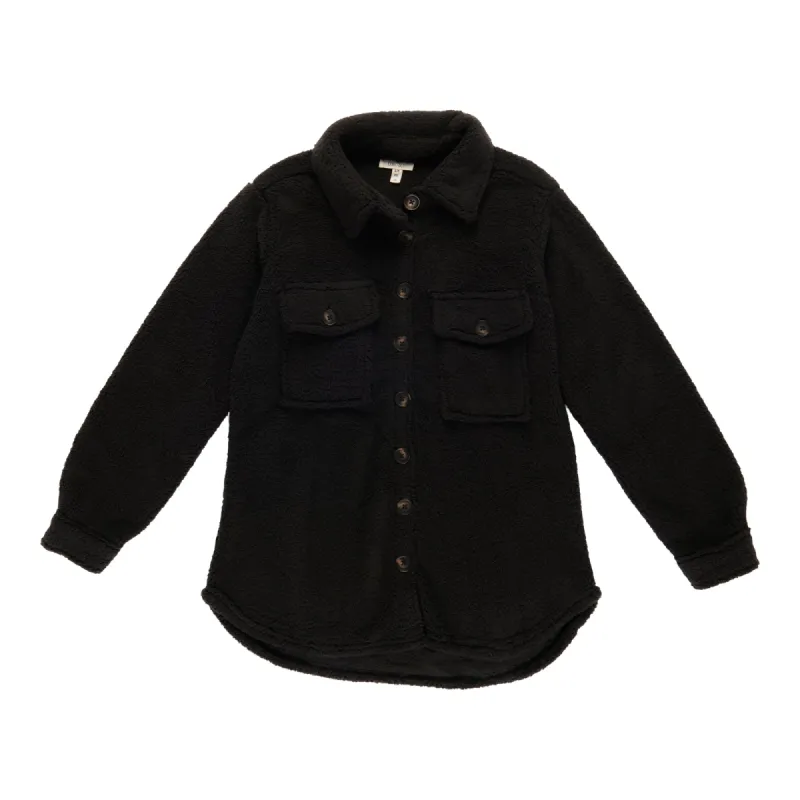 Women's Sherpa Shacket sold by Giant Tiger