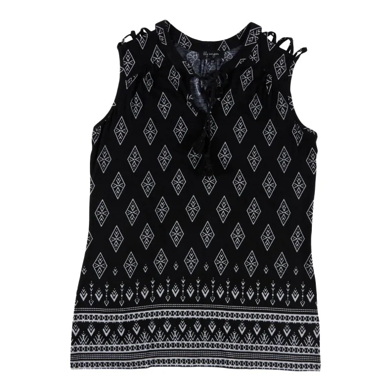 lily morgan Women's Tropical Cut-Out Shoulder Top sold by Giant Tiger