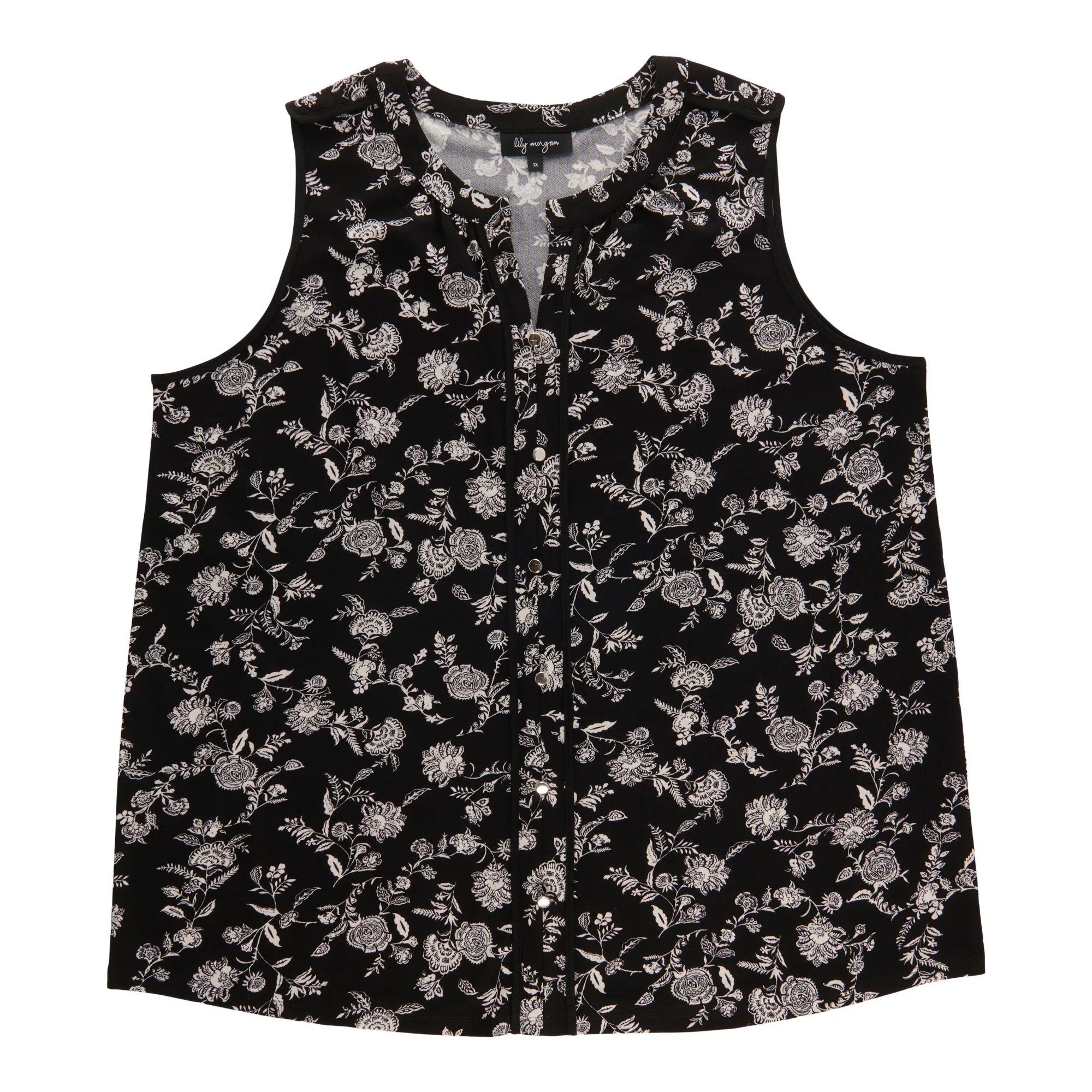 lily morgan Women's Plus Camisole with Placket Detail sold by Giant Tiger product image thumbnail 2