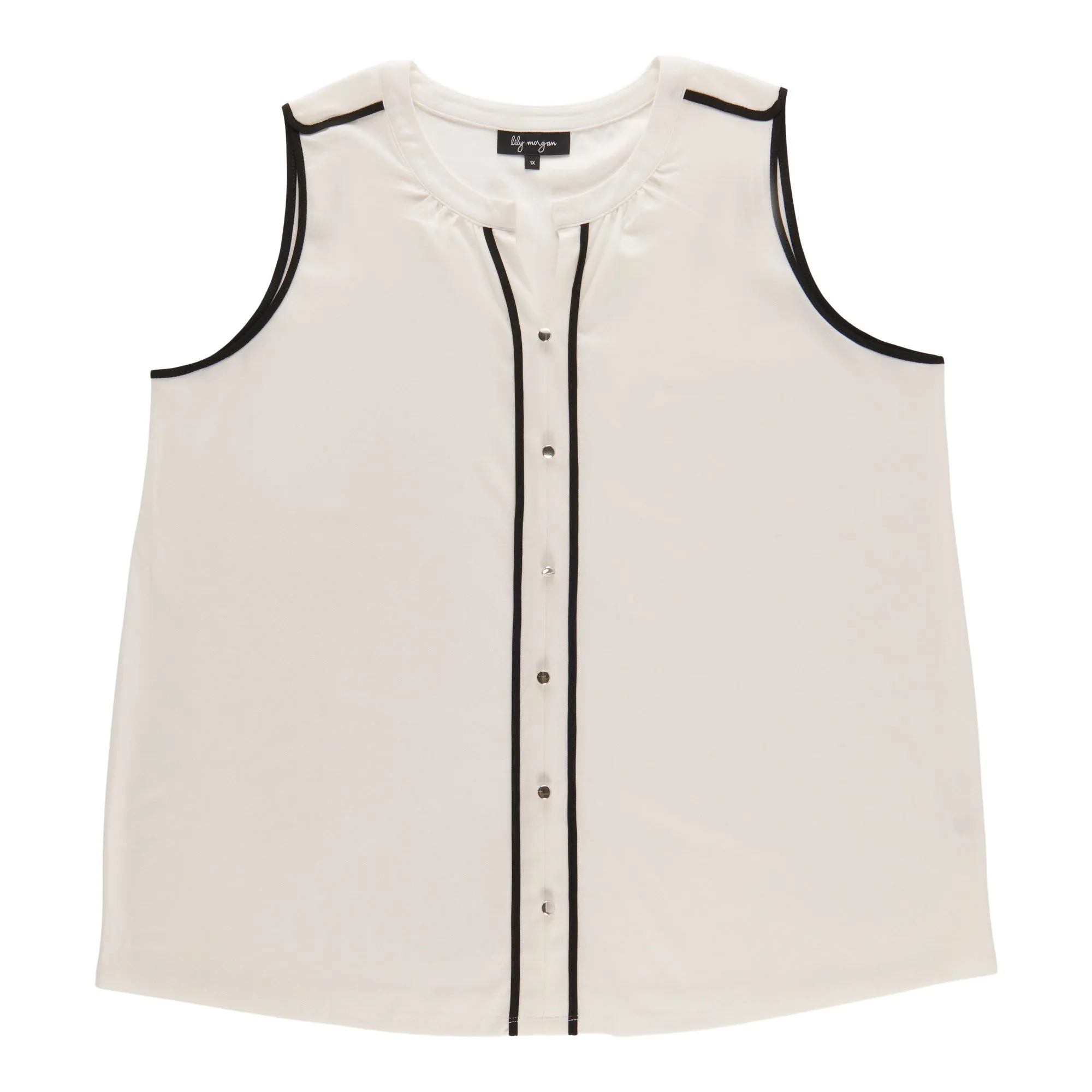 lily morgan Women's Plus Camisole with Placket Detail sold by Giant Tiger