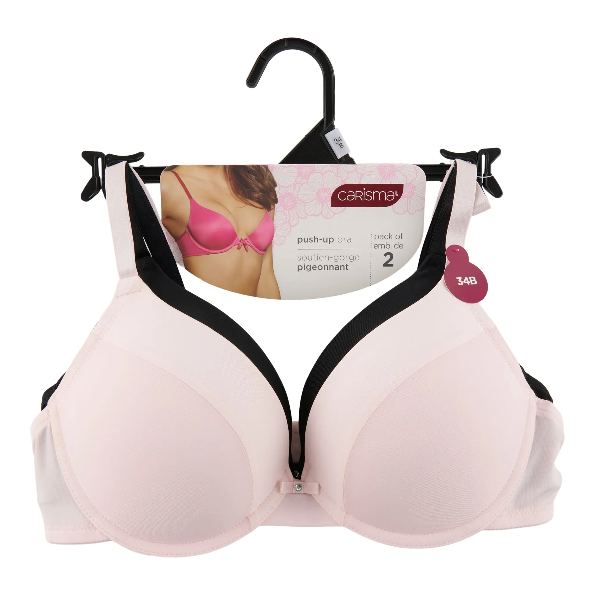 Carisma Women's Push-Up Bras, 2-Pack sold by Giant Tiger product image thumbnail 2