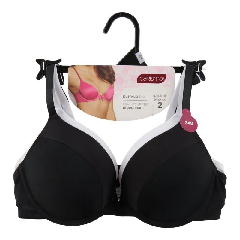 Carisma Women's Push-Up Bras, 2-Pack sold by Giant Tiger