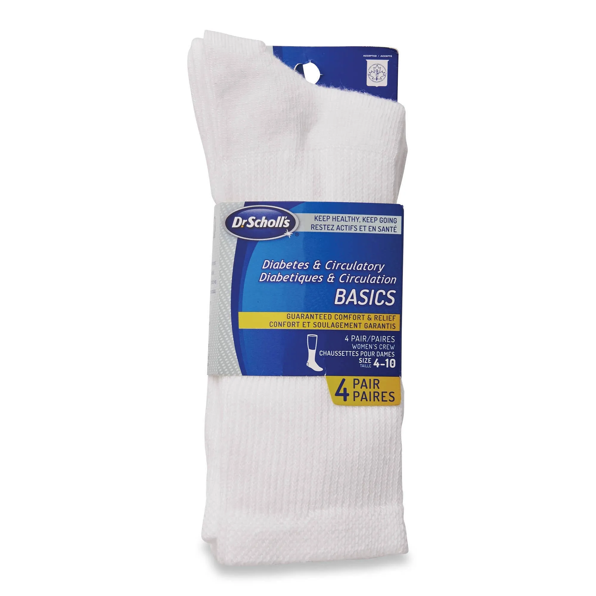 Dr. Scholls Women's Diabetic Socks, 4-10, 4-Pack sold by Giant Tiger product image thumbnail 2