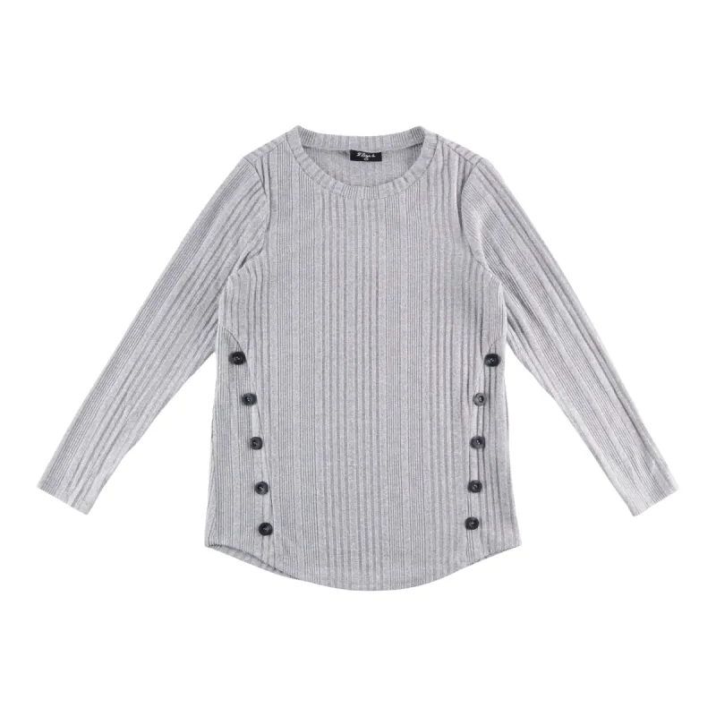 Women's Long Sleeve Side Button Top sold by Giant Tiger