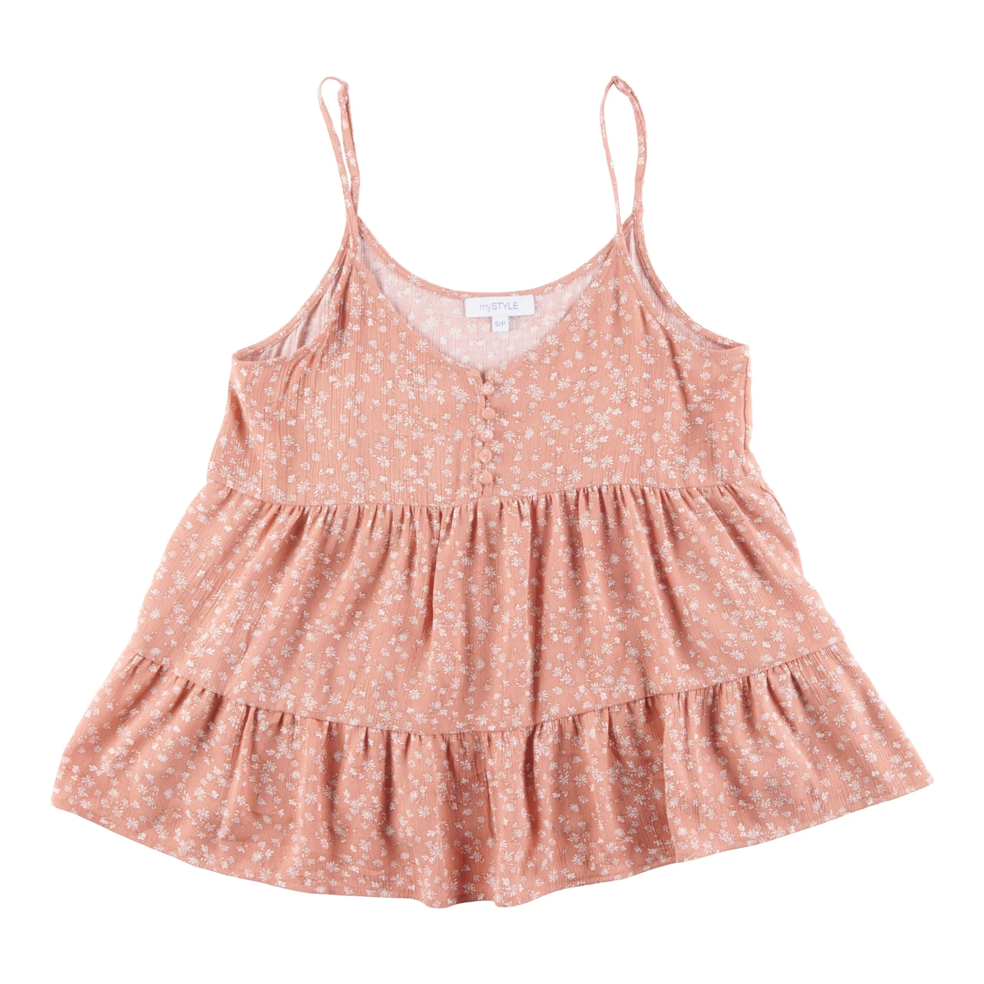 mySTYLE Women's Festival Tiered V-Neck Camisole sold by Giant Tiger product image thumbnail 4