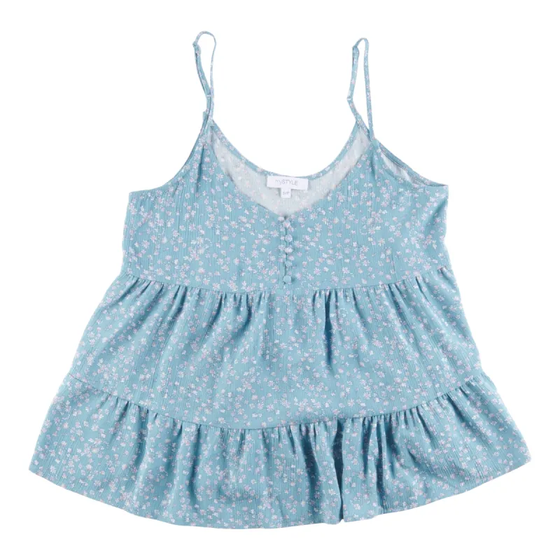 mySTYLE Women's Festival Tiered V-Neck Camisole sold by Giant Tiger