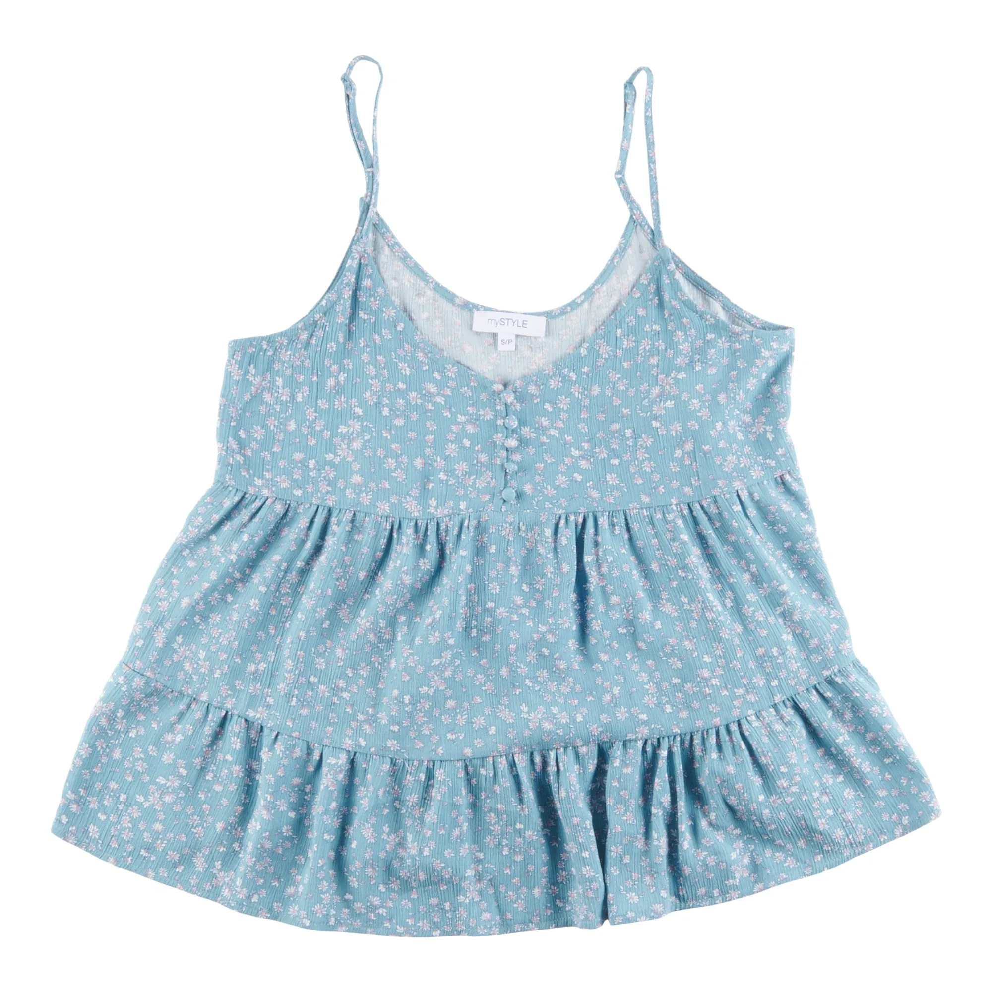 mySTYLE Women's Festival Tiered V-Neck Camisole sold by Giant Tiger