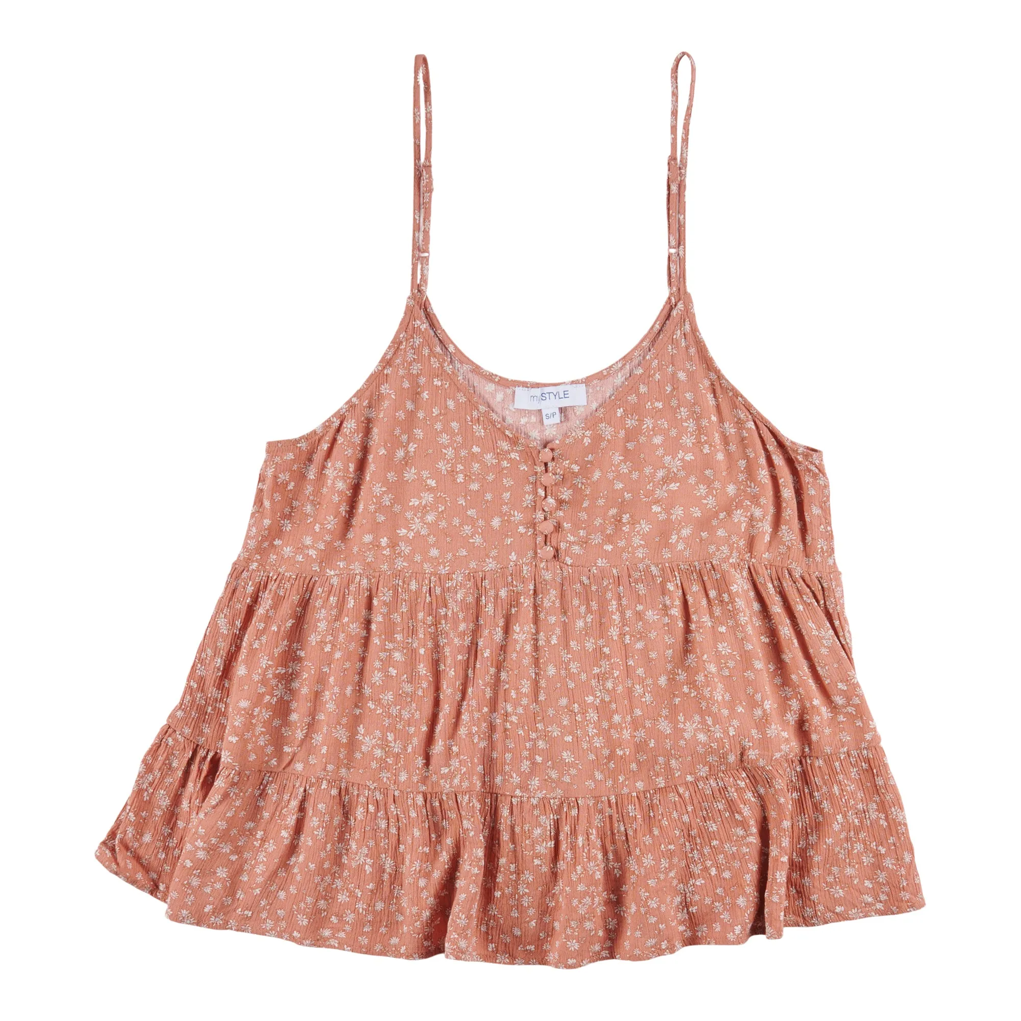 mySTYLE Women's Festival Tiered V-Neck Camisole sold by Giant Tiger product image thumbnail 3