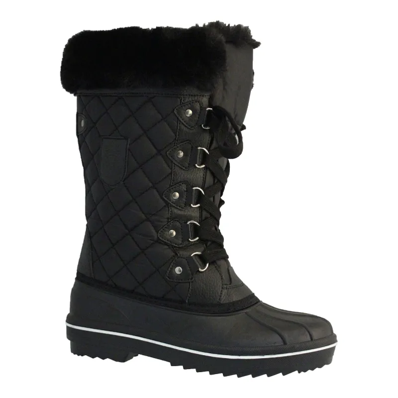 Mountain Ridge Woman's Thinsulate Tall Winter Boots, Black sold by Giant Tiger
