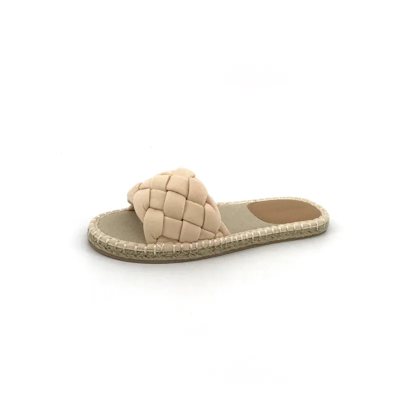 mySTYLE Women's Braided Espadrille Slides sold by Giant Tiger
