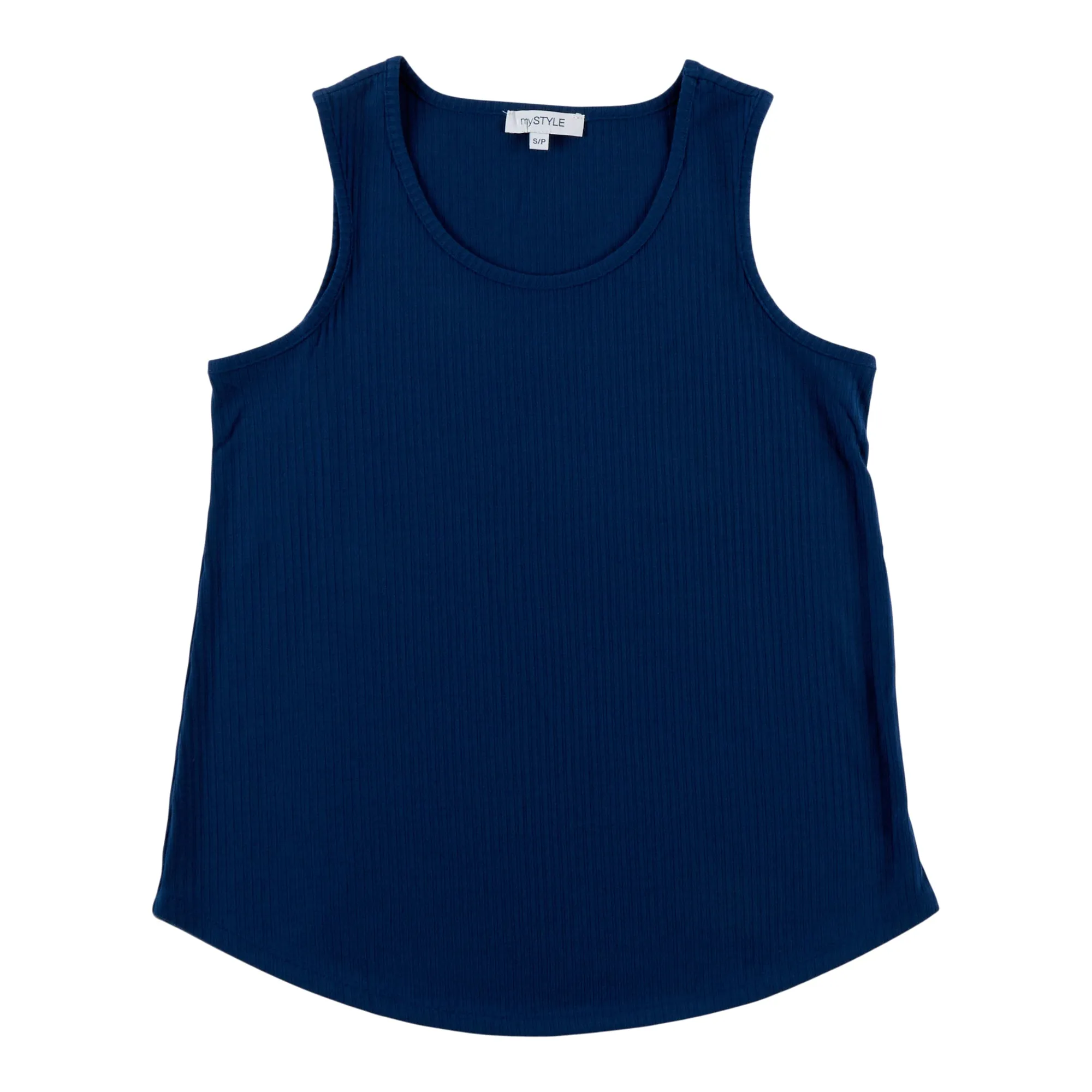 mySTYLE Women's Solid Ribbed Tank Top sold by Giant Tiger product image thumbnail 2