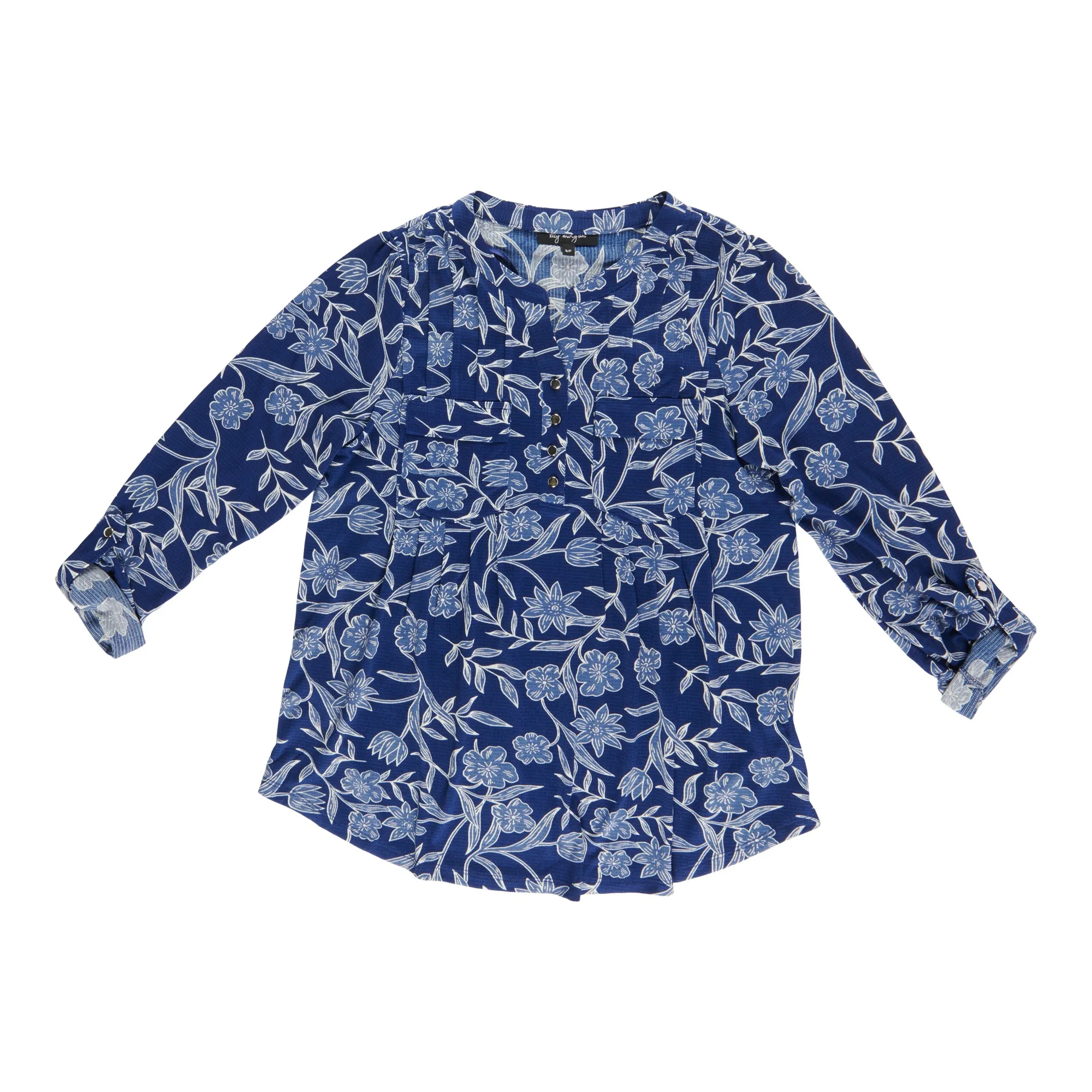 lily morgan Women's V-Neck Crinkle Blouse sold by Giant Tiger product image thumbnail 4